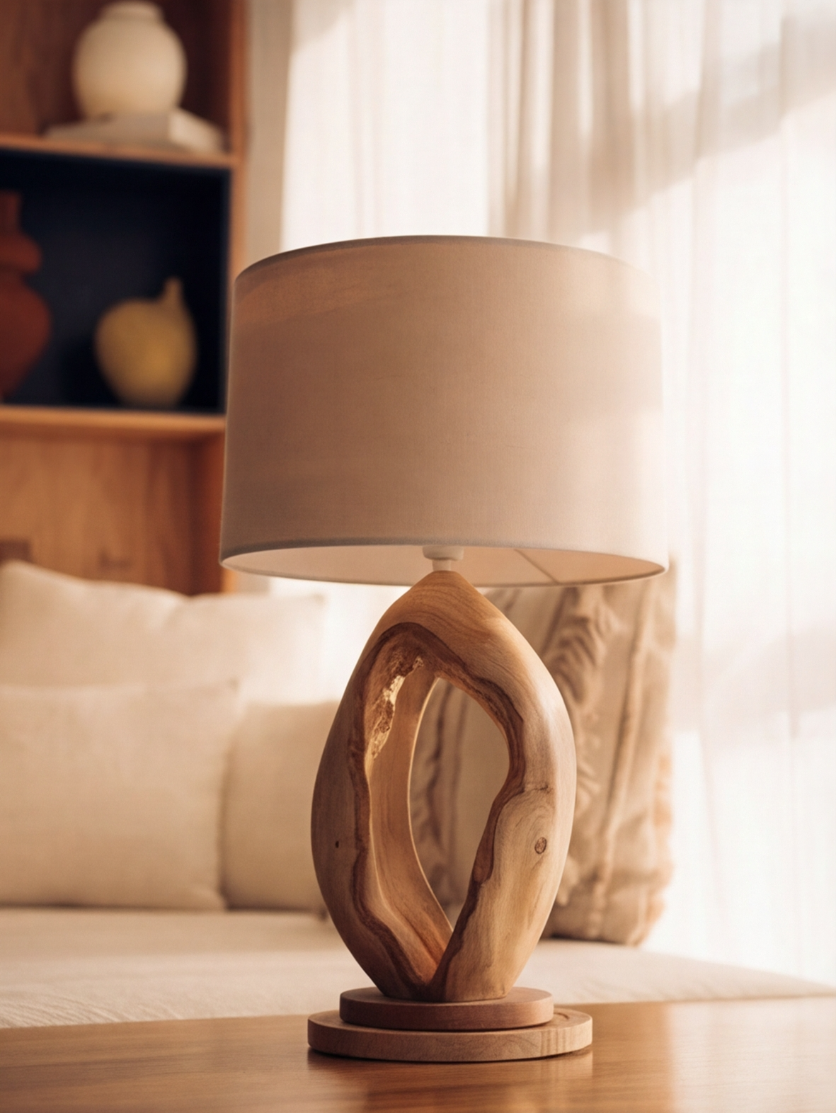 Wood Table Lamps